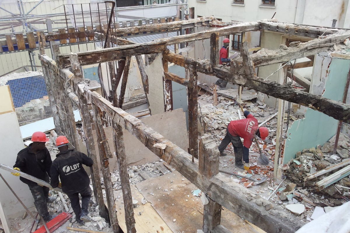Démolition manuelle des bâtiments