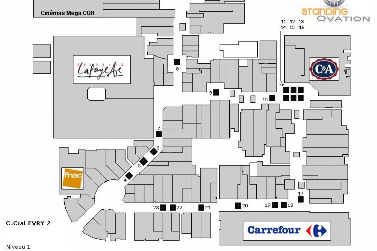 Centre commercial Evry 2